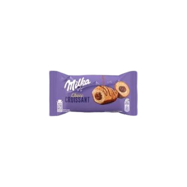 7622202254178 MILKA CROISSANT 50GR CHOCO COCOA FLAVOUR BBD 27/08/26 ( 1 X 14 ) - Image 1
