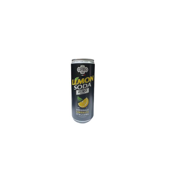 8057192001904 CRODO 330ML CAN SODA LEMON ZERO BBD 13/08/27 ( 1 X 24 ) - Image 1
