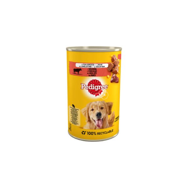 5900951015830 PEDIGREE TIN 400GR BEEF IN JELLY BBD 14/02/27 ( 1 X 24 ) - Image 1