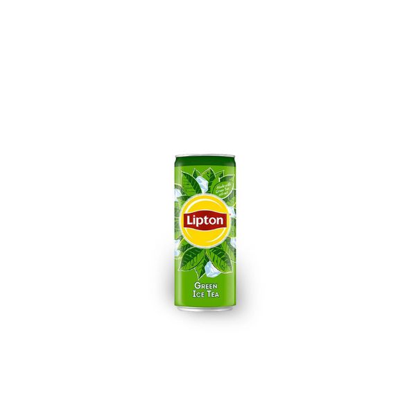 8001160003537 LIPTON ICE TEA 330ML CAN GREEN LATTINA SLEEK BBD - Image 1