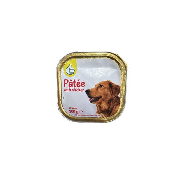 3596710541836 PATEE DOG FOIL 300GR CHICKEN BBD 21/10/27 ( 1 X 18 ) - Image 1