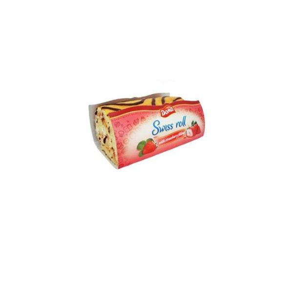 3800213622368 DOMA SWISS ROLL 115GR STRAWBERRY BBD 23/04/27 ( 1 X 12 ) - Image 1