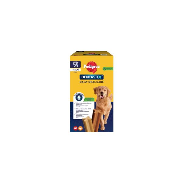 5010394005869 PEDIGREE DENTASTIX LARGE 3S BBD ( 1 X 4 ) - Image 1
