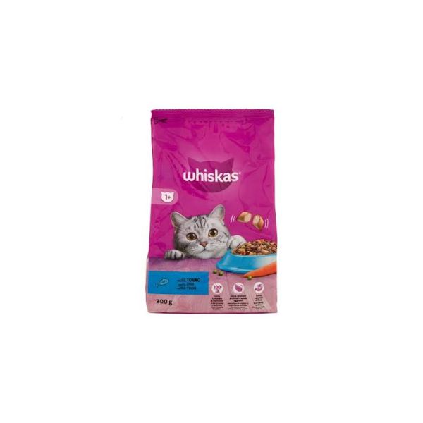 5900951283734 WHISKAS DRY 300GR 1+ TUNA BBD 31/08/25 ( 1 X 14 ) - Image 1