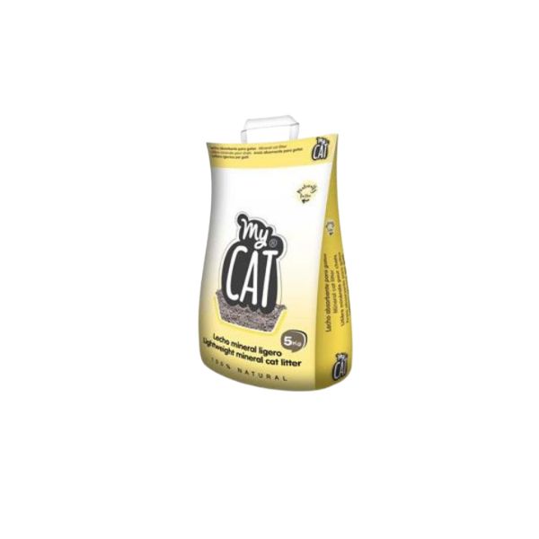 8412239000027 MY CAT LITTER 5KG LIGHTWEIGHT MINERAL CAT YELLOW ( 1 X 4 ) - Image 1