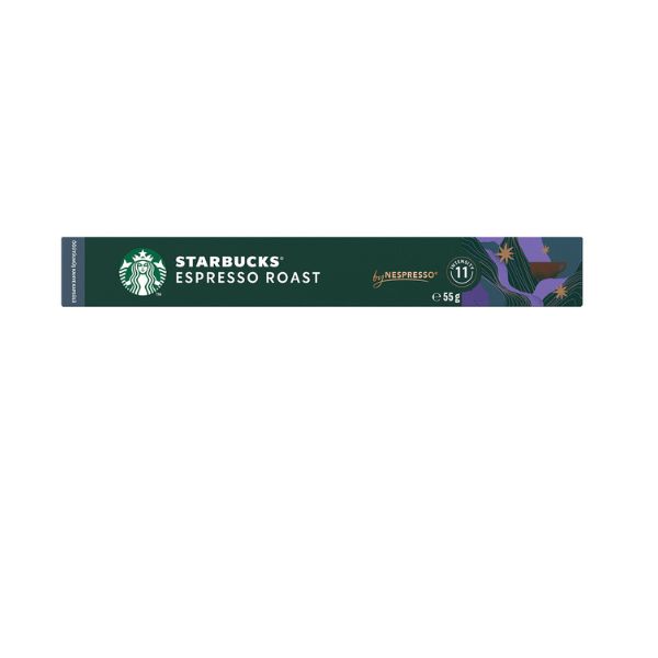 8445291365155 STARBUCKS CAPSULES 55GR ESPRESSO ROAST 10S BBD 29/08/27 ( 1 X 12 ) - Image 1