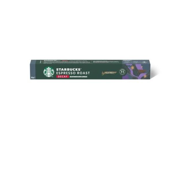 8445291565067 STARBUCKS CAPSULES 55GR DECAF ESPRESSO ROAST 10S BBD 20/08/27 ( 1 X 12 ) - Image 1