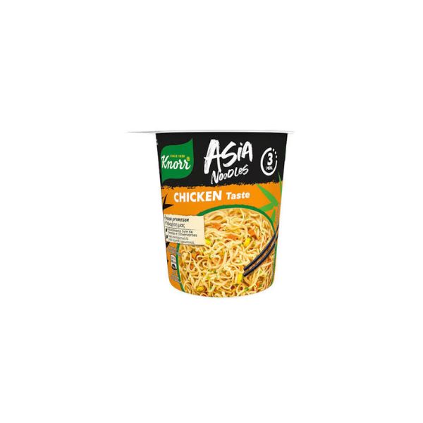 8720182010865 KNORR PASTA SNOCK POT NOODLE CHICKEN 65GR ( 1 X 8 ) - Image 1